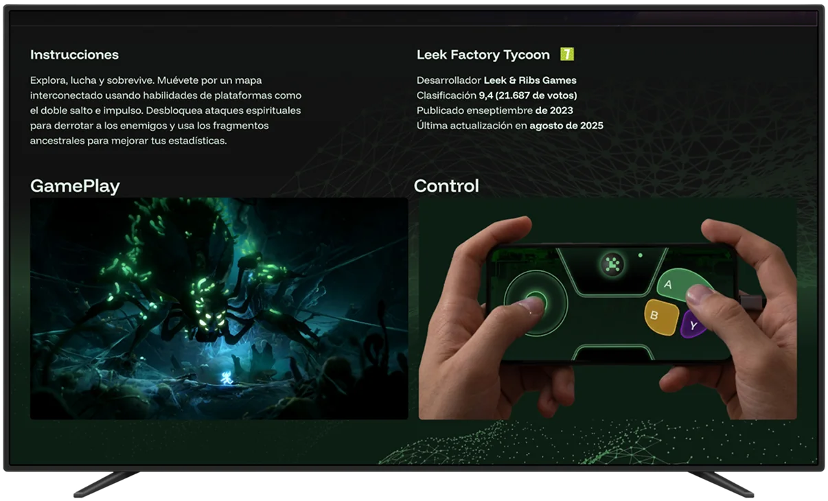StreamNode — phone as controller